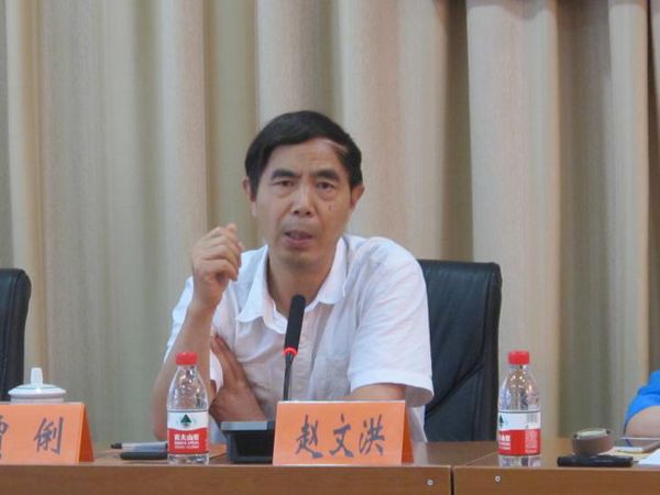 赵文洪书记进行总结发言 主办方供图